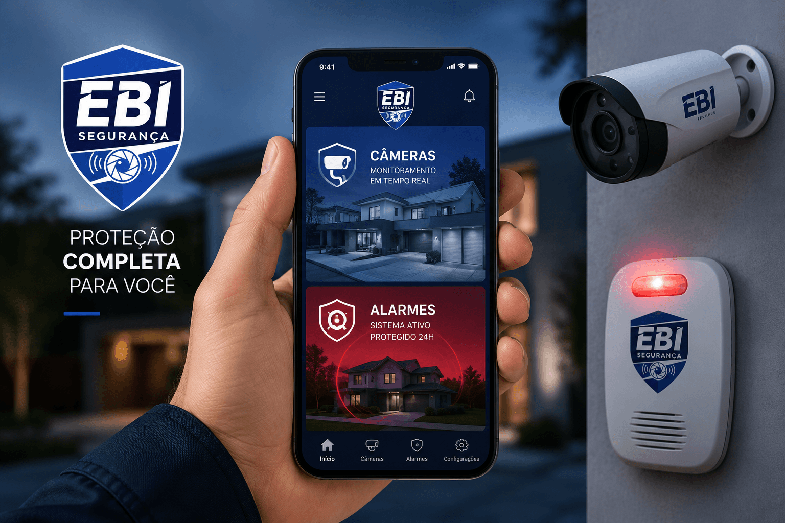 Monitoramento de câmeras pelo celular